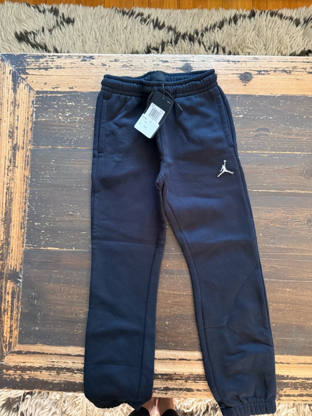 Jordan black size small Kids Fleece Joggers with Jumpman Logo 3 available